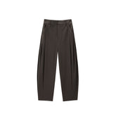 Women's Pleated Banana-Leg Wide-Leg Trousers